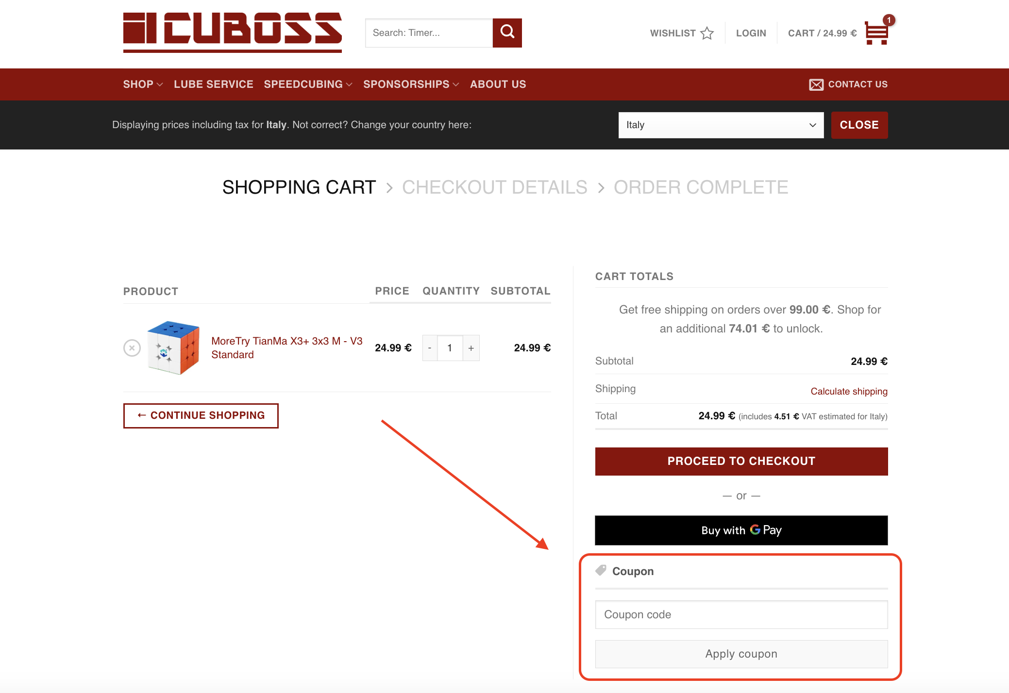 Cuboss Codici sconto