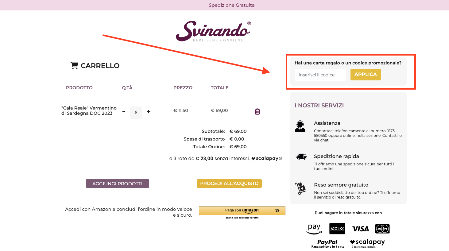 Svinando Codici sconto